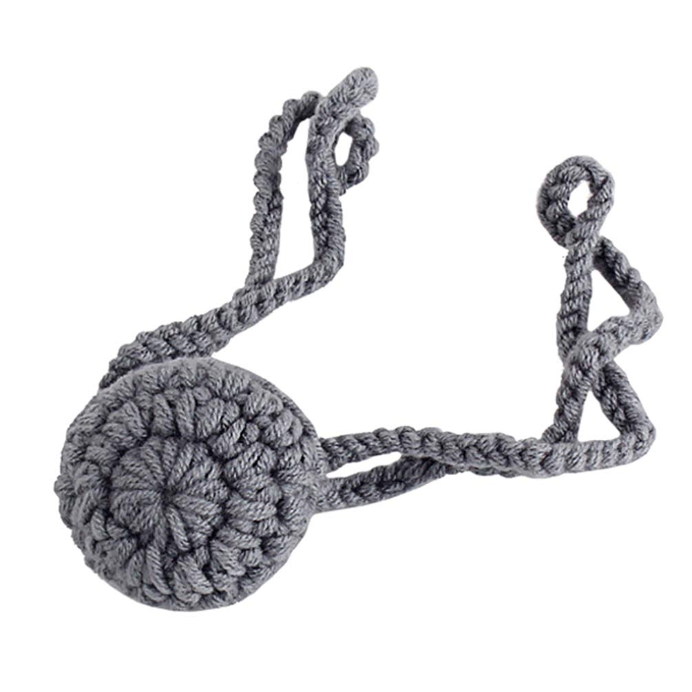 Chauffe-nez au crochet pour femme, homme, enfant, extérieur, maison, sport, ski, couvre-gorge gris
