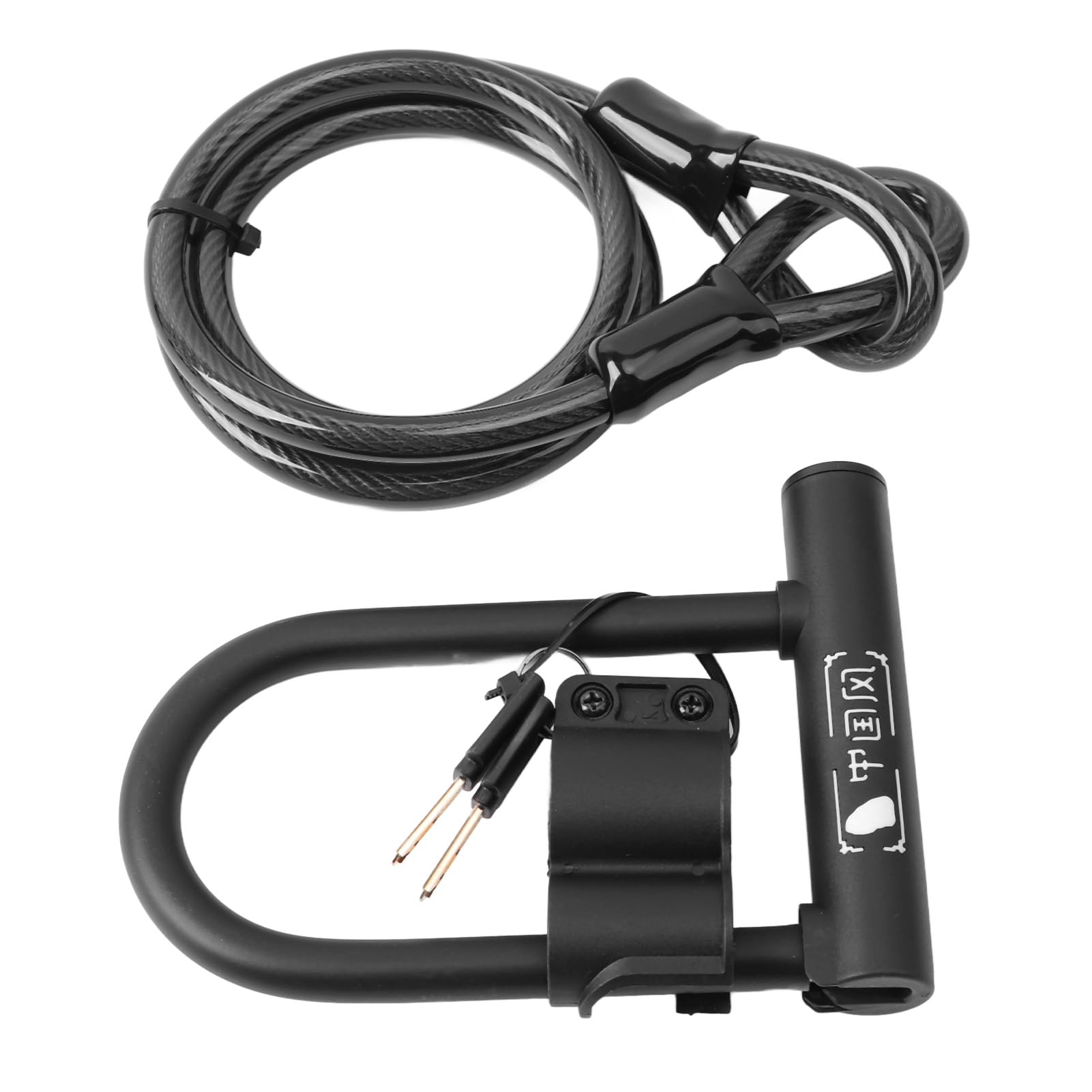 Lucchetto a U per bici, impermeabile, antiruggine, resistente, ad alta sicurezza, antifurto, a forma di U, per mountain bike