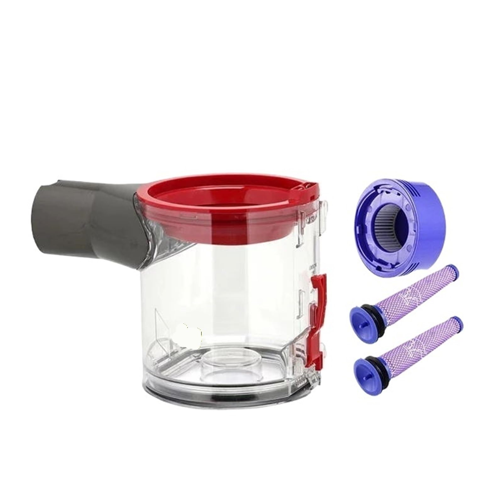 Staubbehälter-Zubehör, kompatibel mit Dyson, V8 V7(SET3)