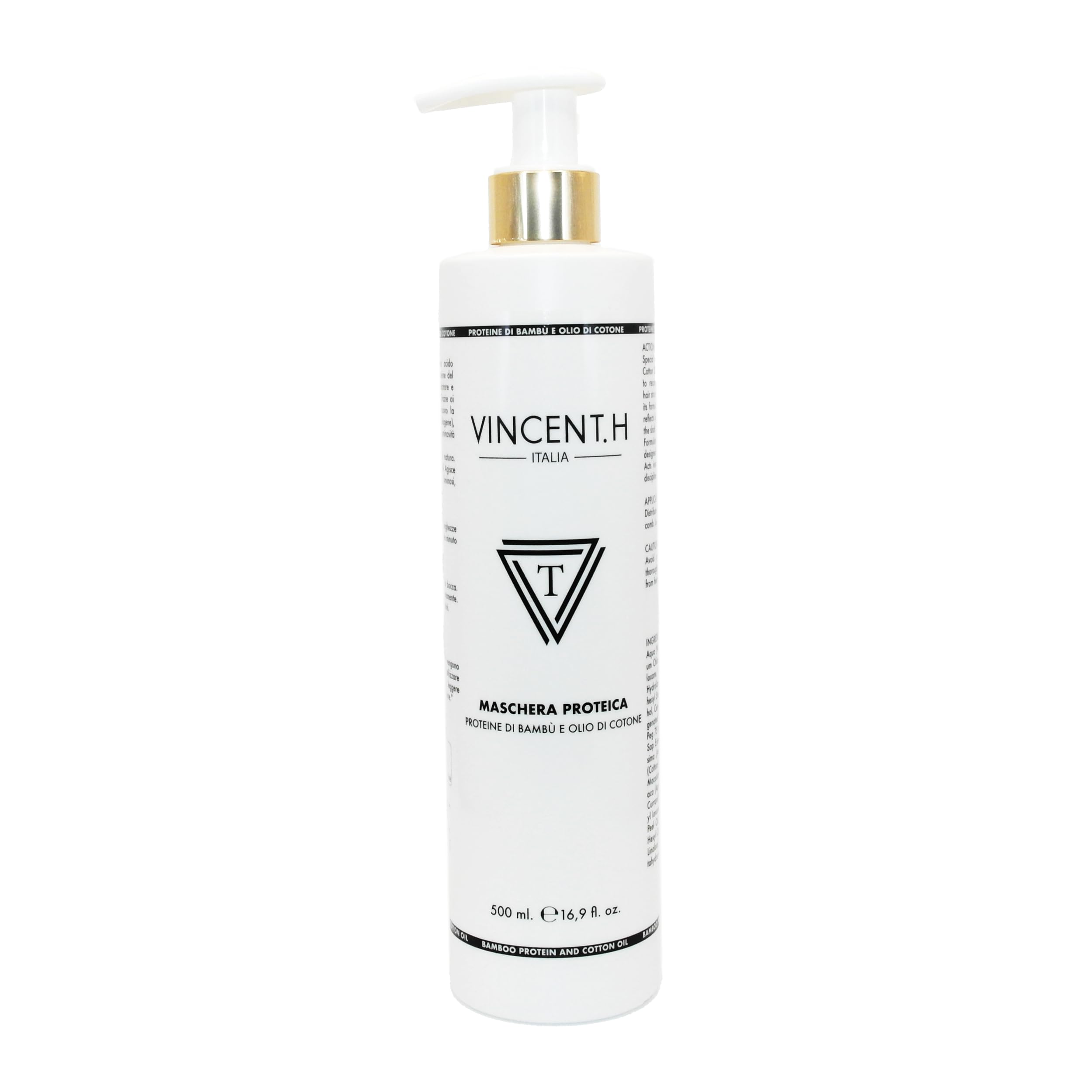 VINCENT.H MASCHERA PROTEICA - Proteine di Bambù E Olio di Cotone (500ml)