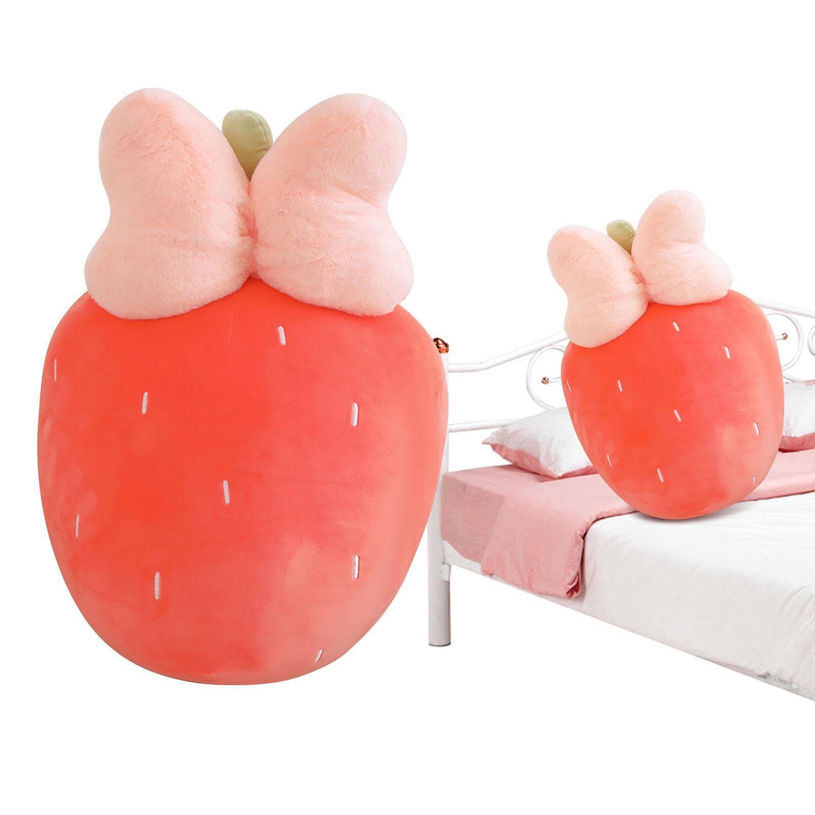 創作人形 福寿 ドール いちごちゃん cuddle a fluffy 赤 Amazon.co.jp: かわいいイチゴのぬいぐるみ, ソフトクッション