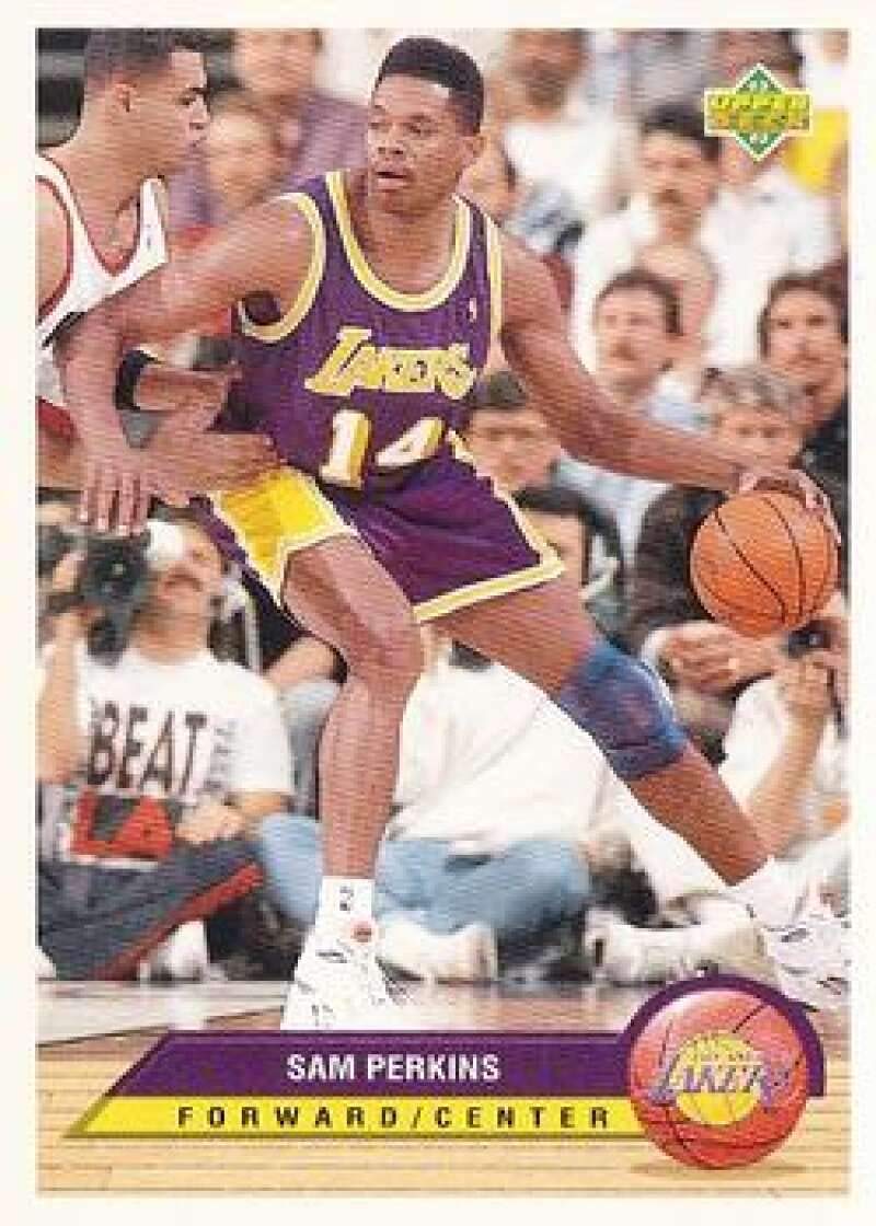 Amazon.com: 1992-93 Upper Deck McDonalds Lakers Basketball #LA7