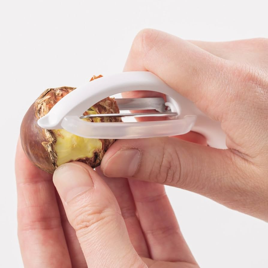 栗のベンチ78　しょうちゃん❕いい栗の耳付き一枚板で杢目が綺麗ですよ Amazon｜貝印 KAI 栗の皮むき器 栗の殻向き器 栗 むけちゃいまし