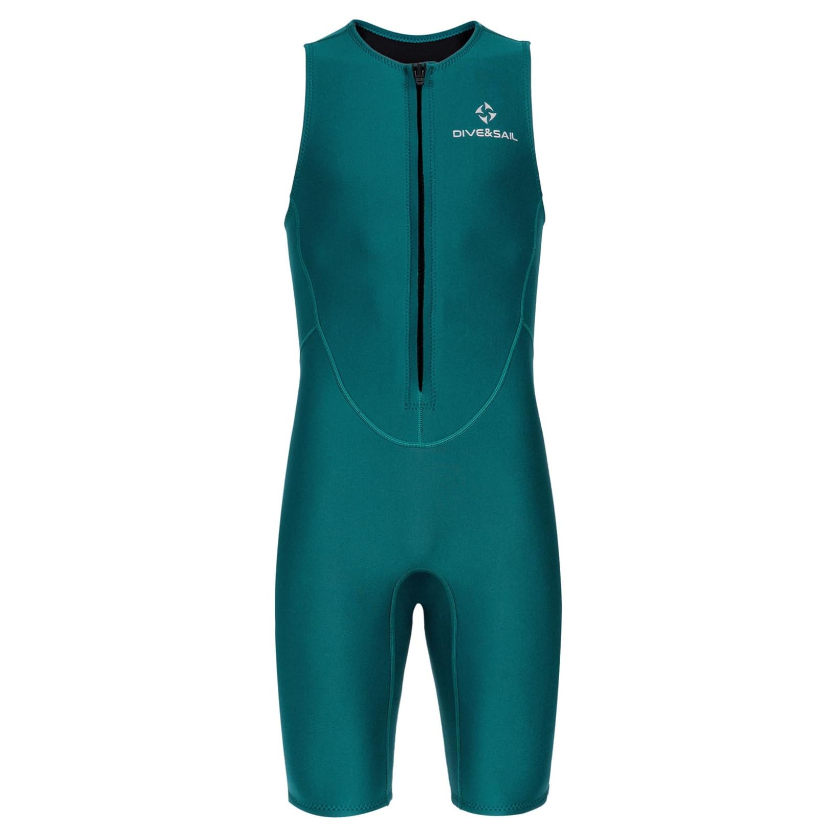 Traje de baño de neopreno sin mangas para hombre, para bucear, natación y surf