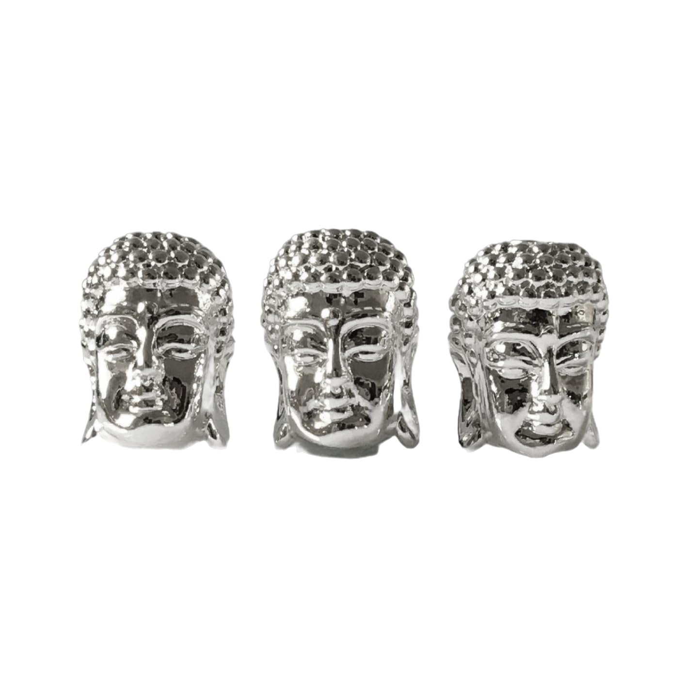 11 x 15 mm 100 sztuk koralików z głową Buddy z piaskowym złotem, koraliki dystansowe z głową Buddy, hematyt, do produkcji biżuterii, tybetańskie perły Buddy, 11x15mm 100Stk