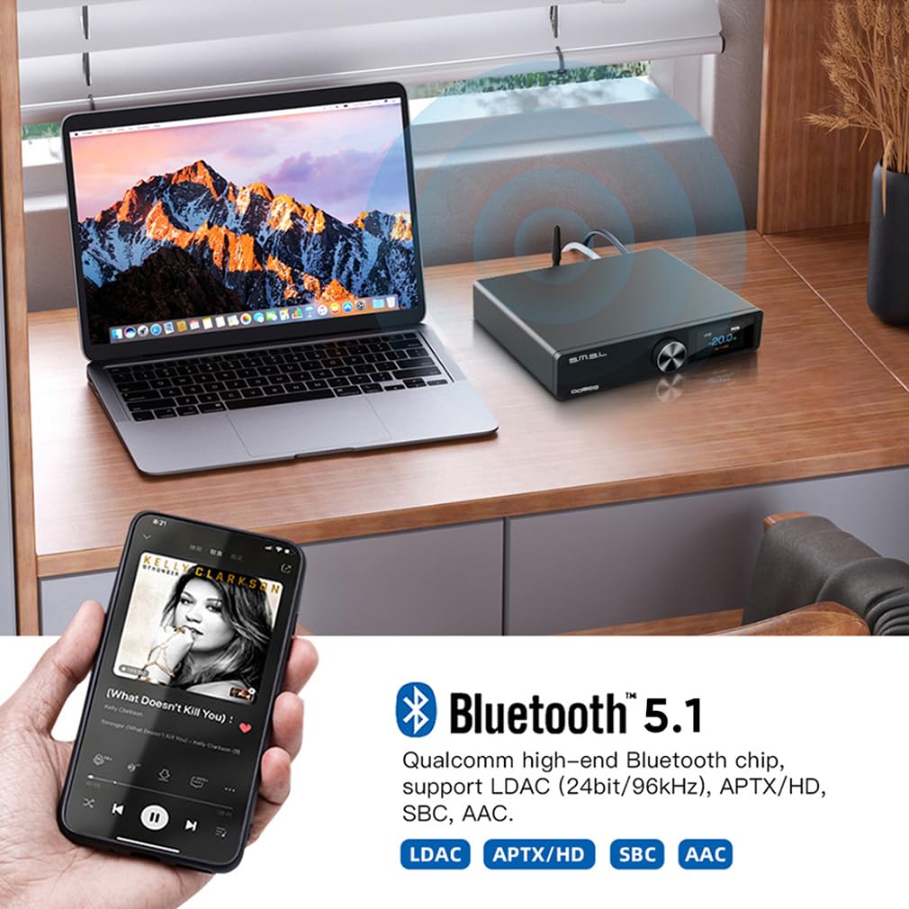 Amazon.com: SMSL DO300 Balanced MQA DAC ES9039MSPRO XU316 DSD512