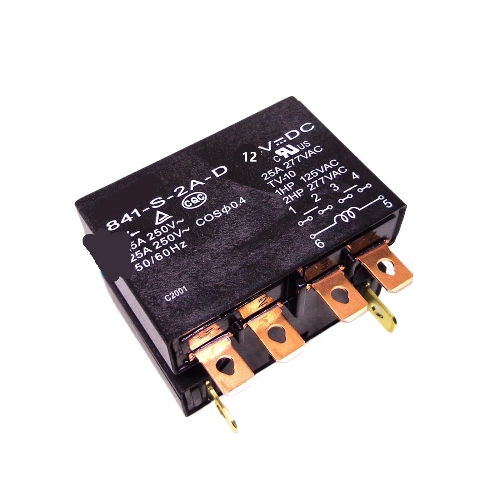 AARTERZZA 1PCS 841-S-2A-D 12VDC Relay