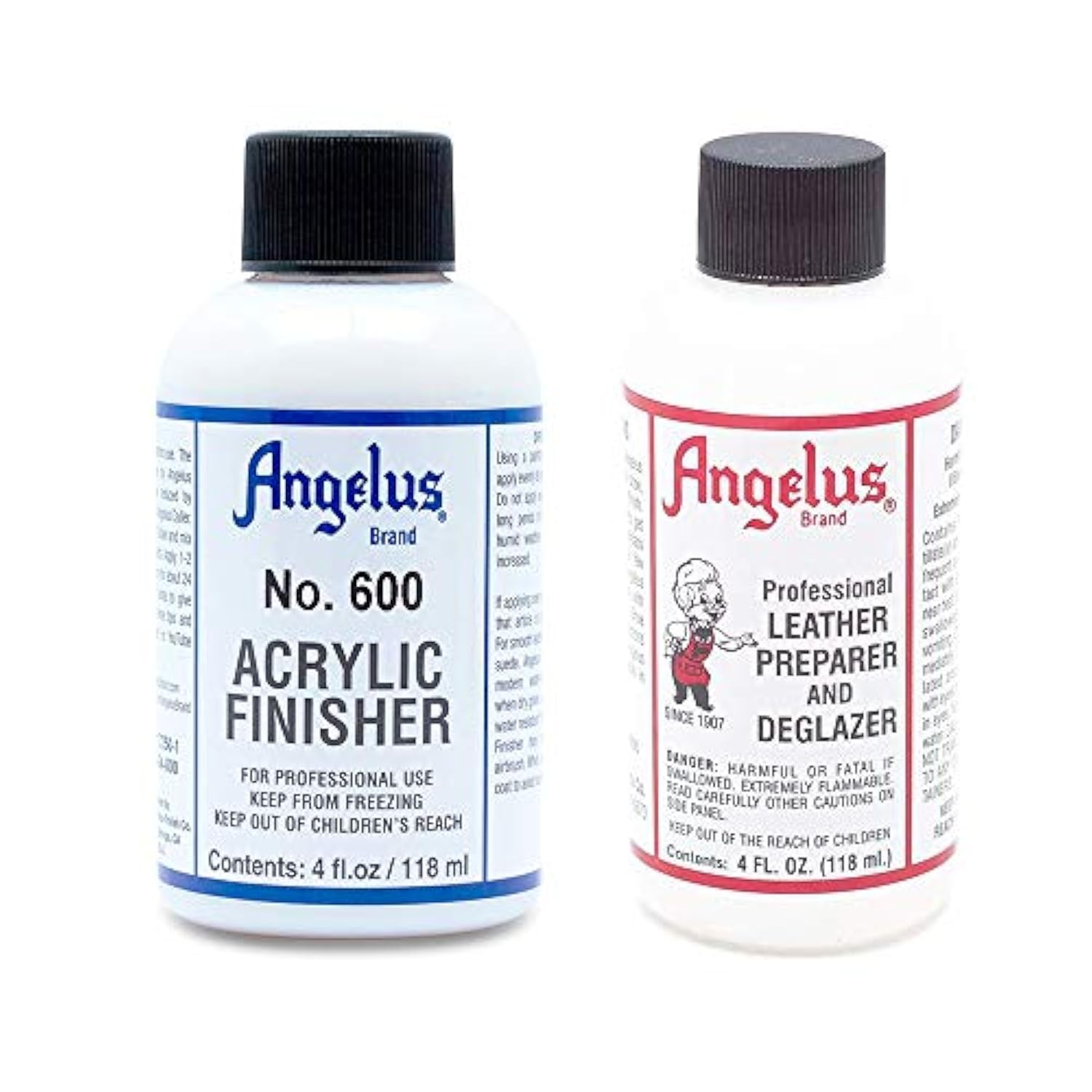 Angelus Acrylic Leather Paint Finisher No 600 Oz Leather