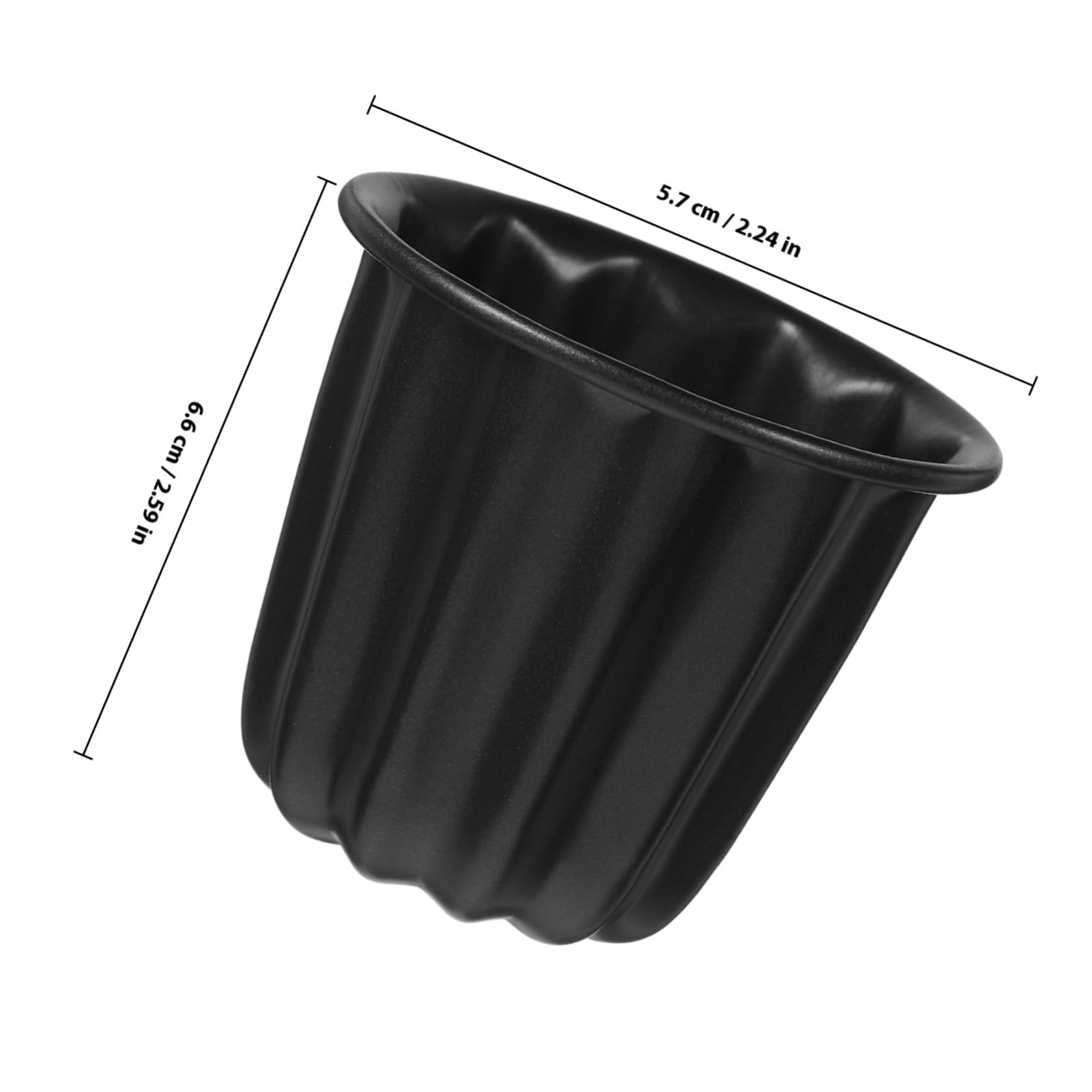 Molde para Hornear de Acero al Carbono, 4 Piezas, Antiadherente y Fácil de Limpiar, Adecuado para Tartas y Muffins en Reuniones