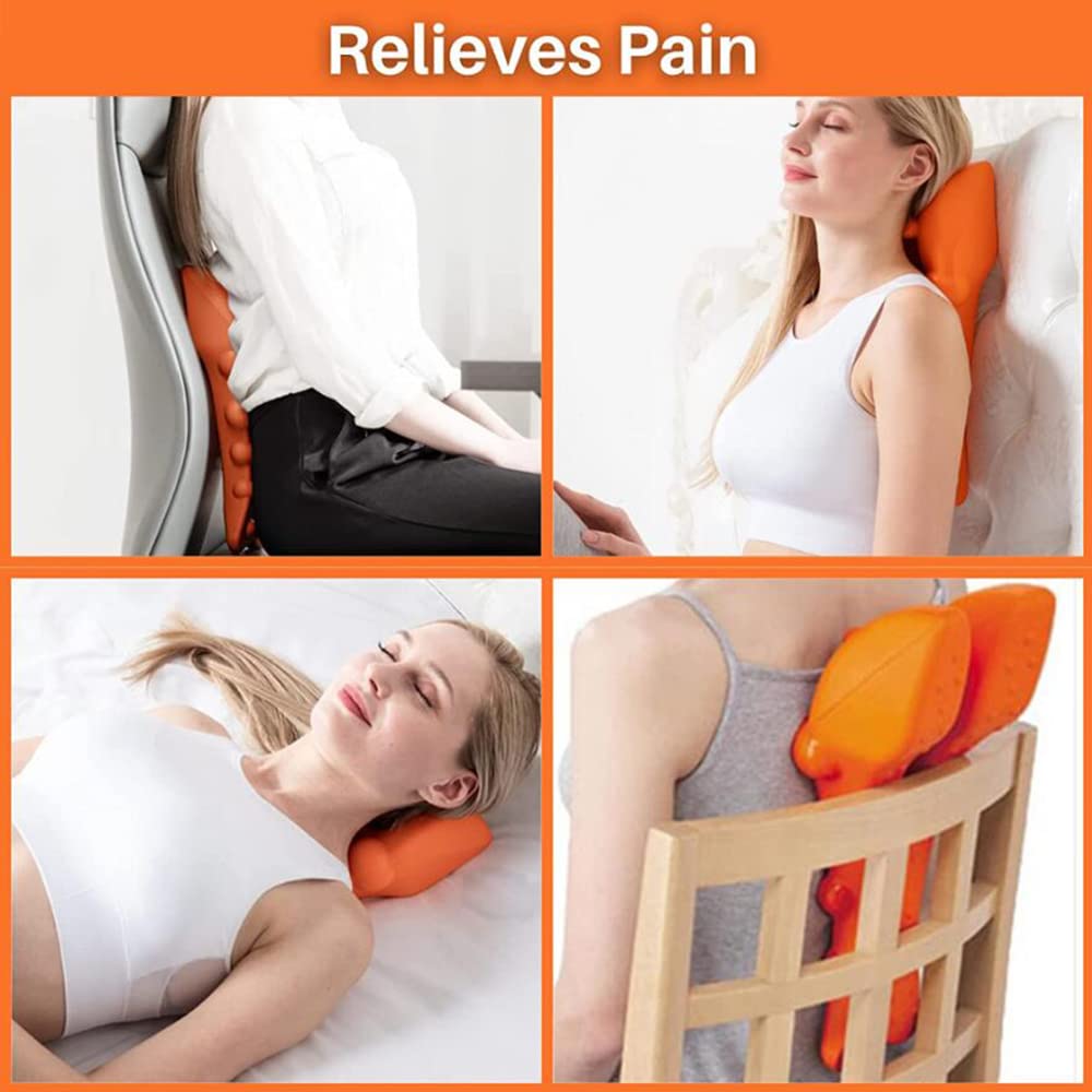 Nacken Schulter Rücken Massage Stretch Kissen Rücken Trigger Point Massager Zervikale Chiropraktik Lindert Müdigkeit Körper Schmerzlinderung