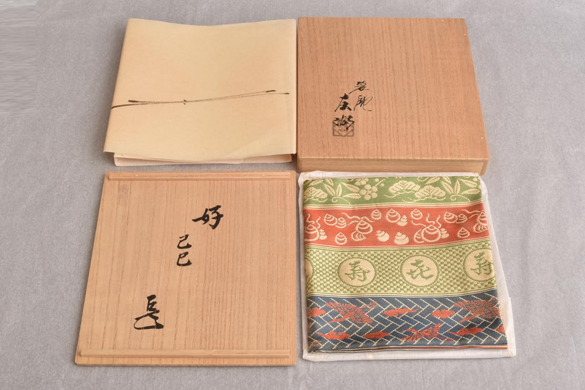 Amazon.co.jp: 4958 土田友湖 而妙斎好 千家十職袋師 喜寿服紗 己巳
