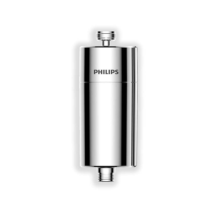 Immagine del prodotto Philips Aqua Solutions Sistema filtrante doccia in linea con filtro contro cloro, impurità e calcare, Acciaio inossidabile