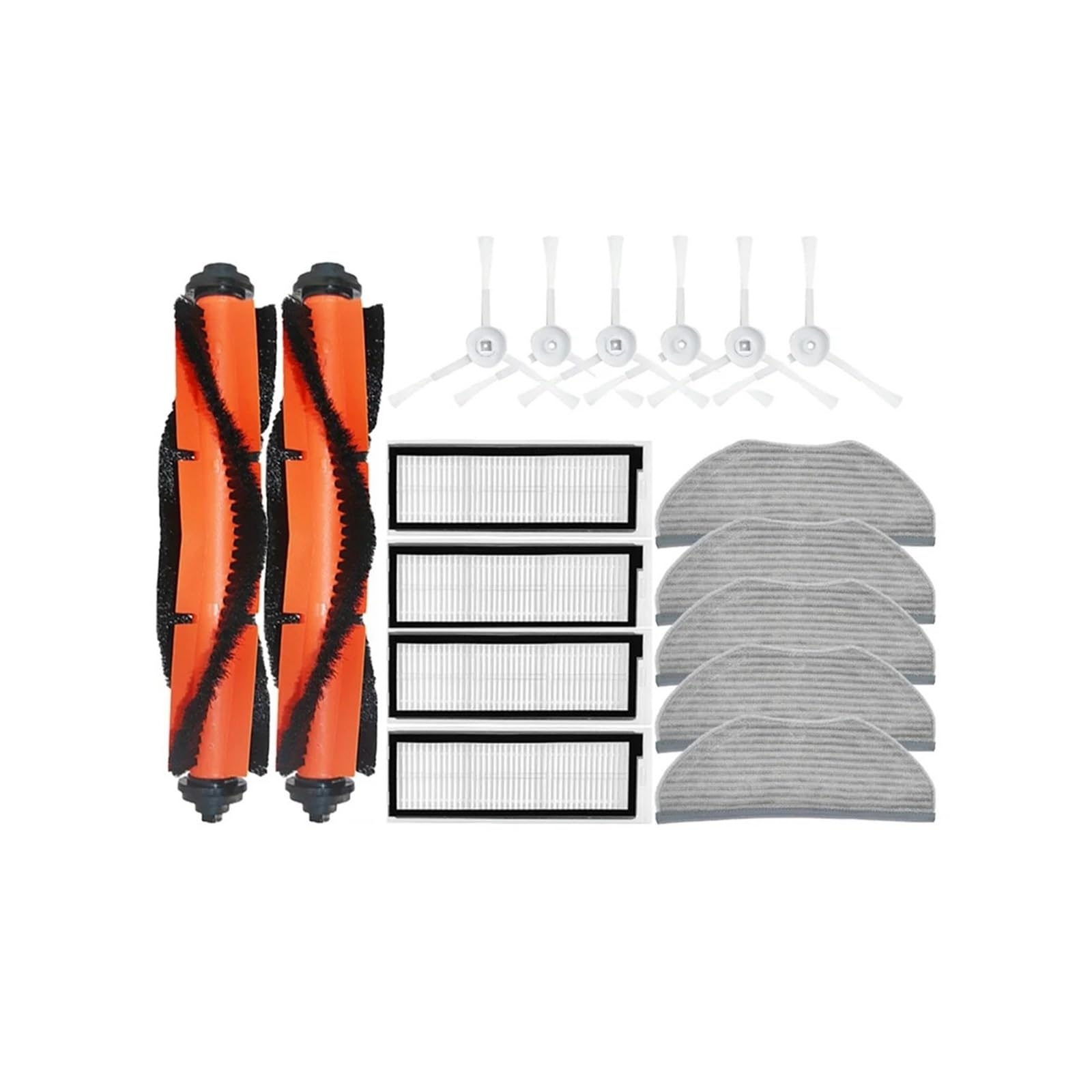 Rouleau de filtre HEPA pour aspirateur 360 S6 Pro X95 : kit brosse principale et chiffon de vadrouille