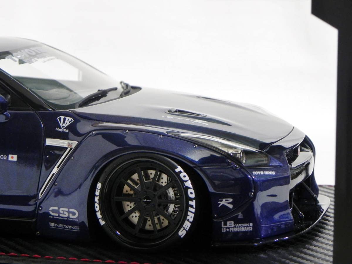 Amazon.co.jp: IG 0690 1/18 LB-WORKS GT-R R35 Blue Metallic 