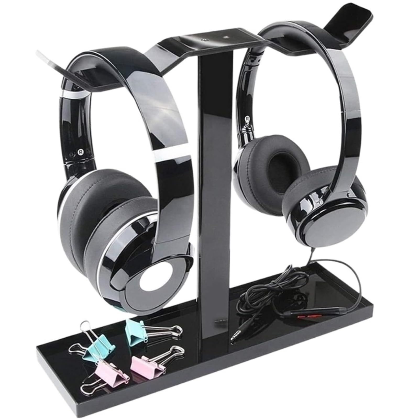 Soporte Exhibidor para Auriculares de Juego Soporte Universal para Auriculares Auriculares para Juegos Colgador para Auriculares De Doble Cara Pesado Accesorios Gaming