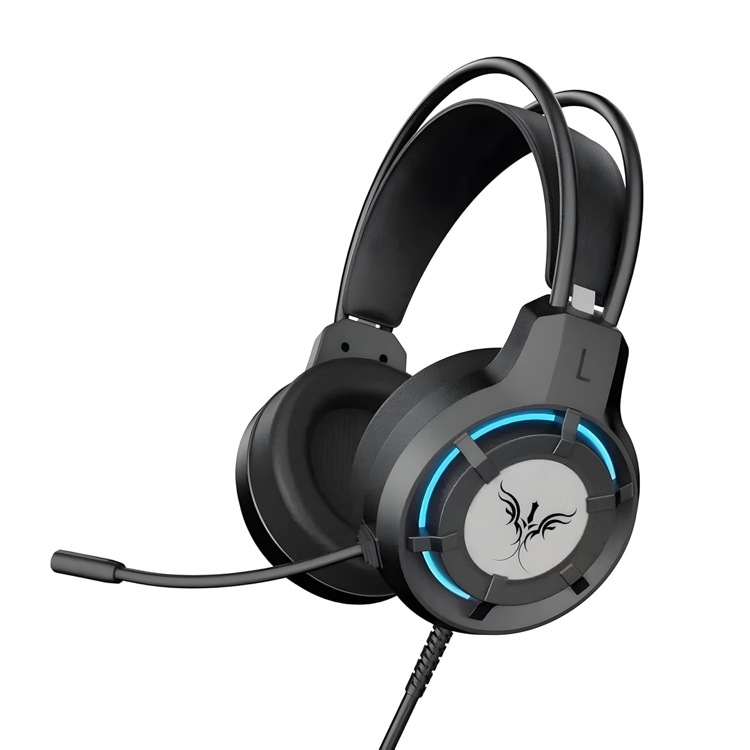 VERITY Sound Pro RGB Gaming Headset with Noise Cancelling Mic | USB Wired PC Headphones with Rainbow LED Lights, Large Drivers, Deep Bass Surround Sound & Volume Control for Laptop & Gaming-image-27