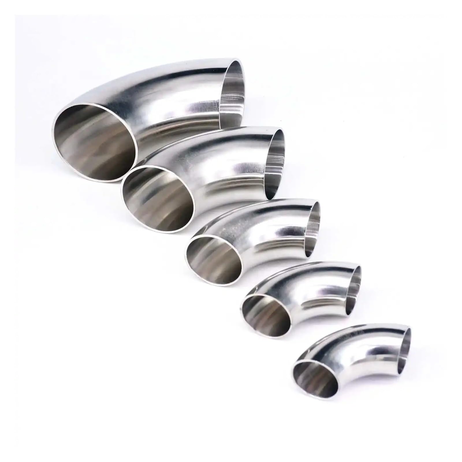 BHBHCPZGR 1PC O/D 76mm 304 Stainless Steel Elbow Welding 90 Degree Pipe Fittings BHBHCPZGR