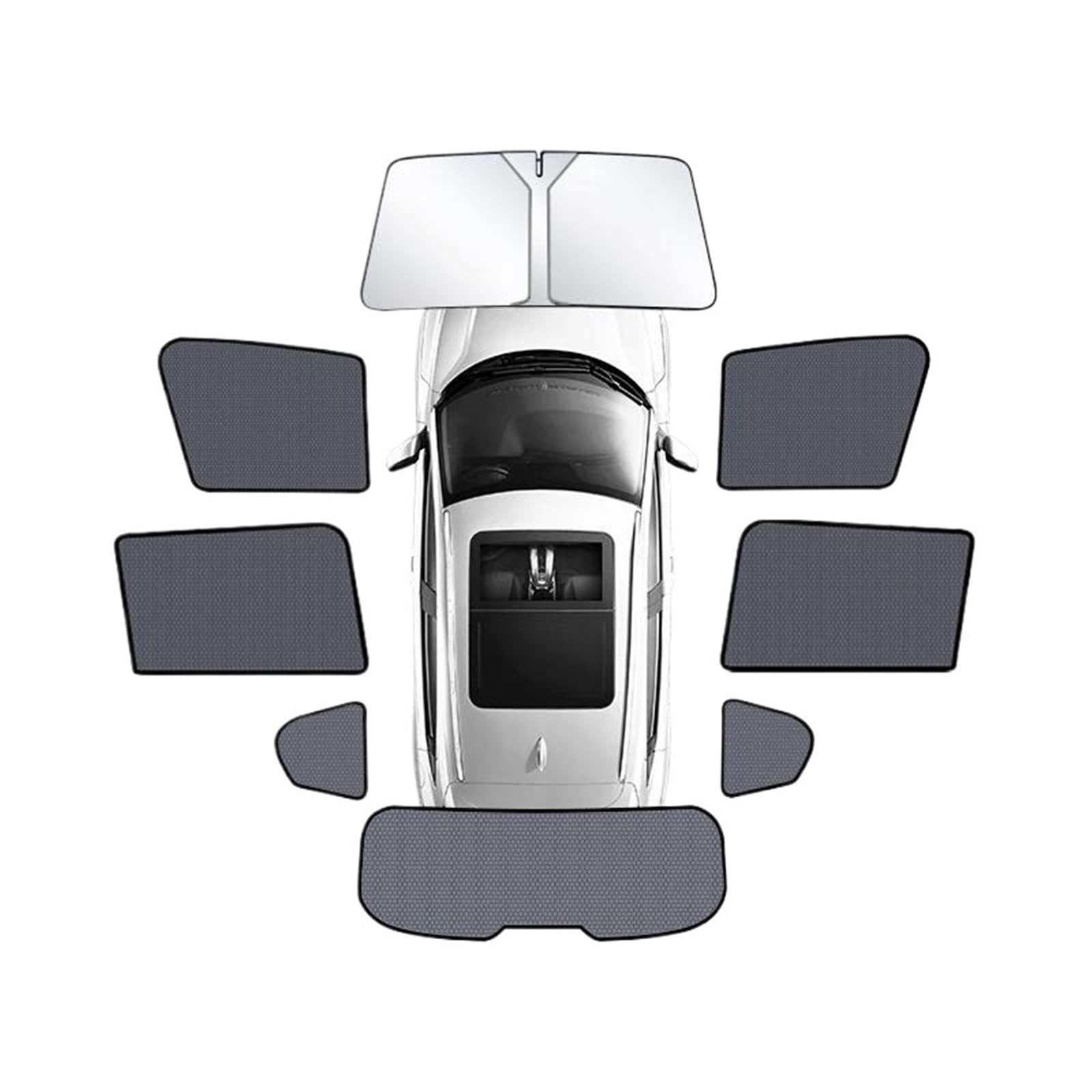 Parasoles Laterales Para Jeep Para Grand Para Cherokee 4 Dr Suv 2014-2021 Parasol Ventana Coche Cortina Magnética Parabrisas Delantero Malla | Car Window -6Pcs
