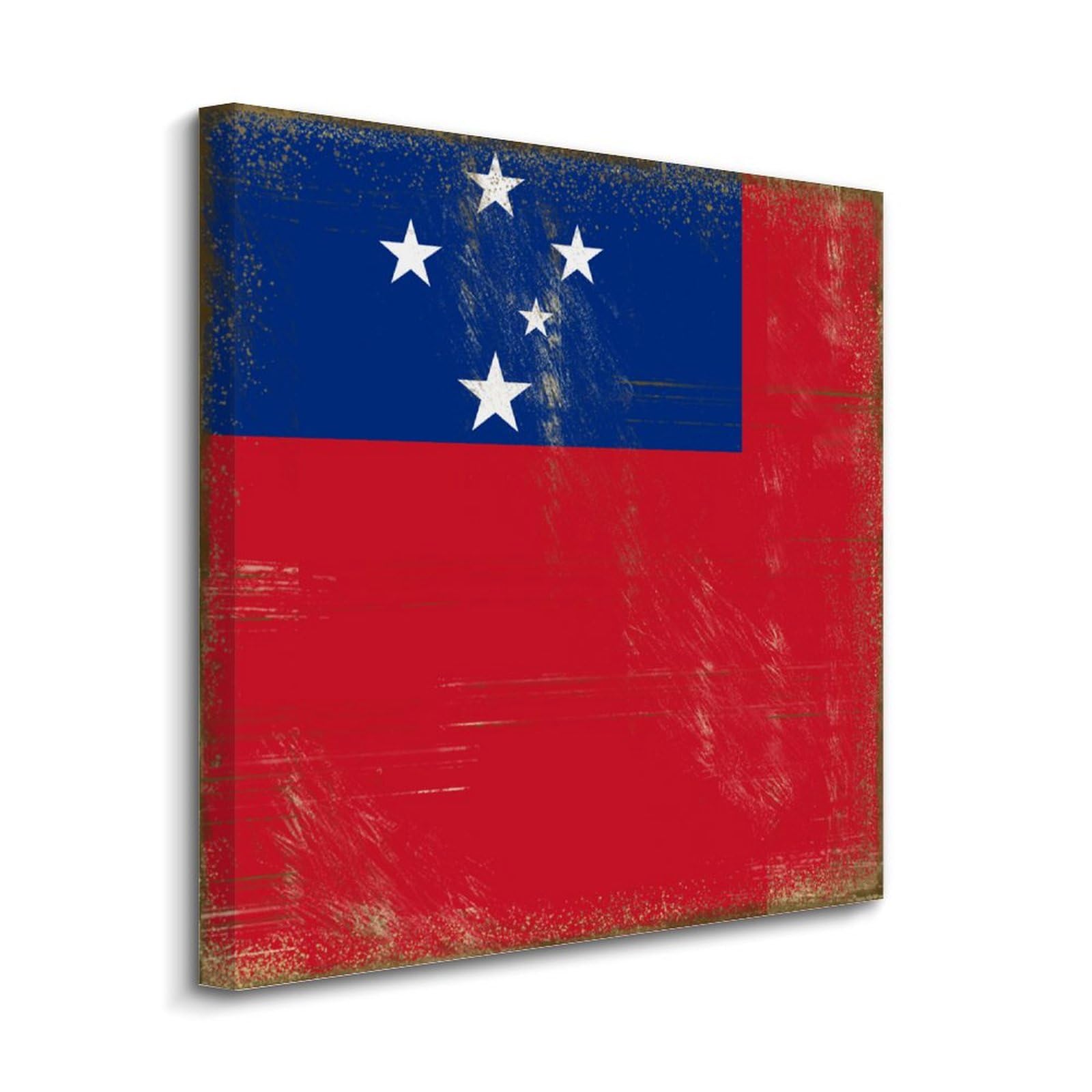 Lienzo de Samoa vintage de 20x20 para decorar un dormitorio acogedor 8