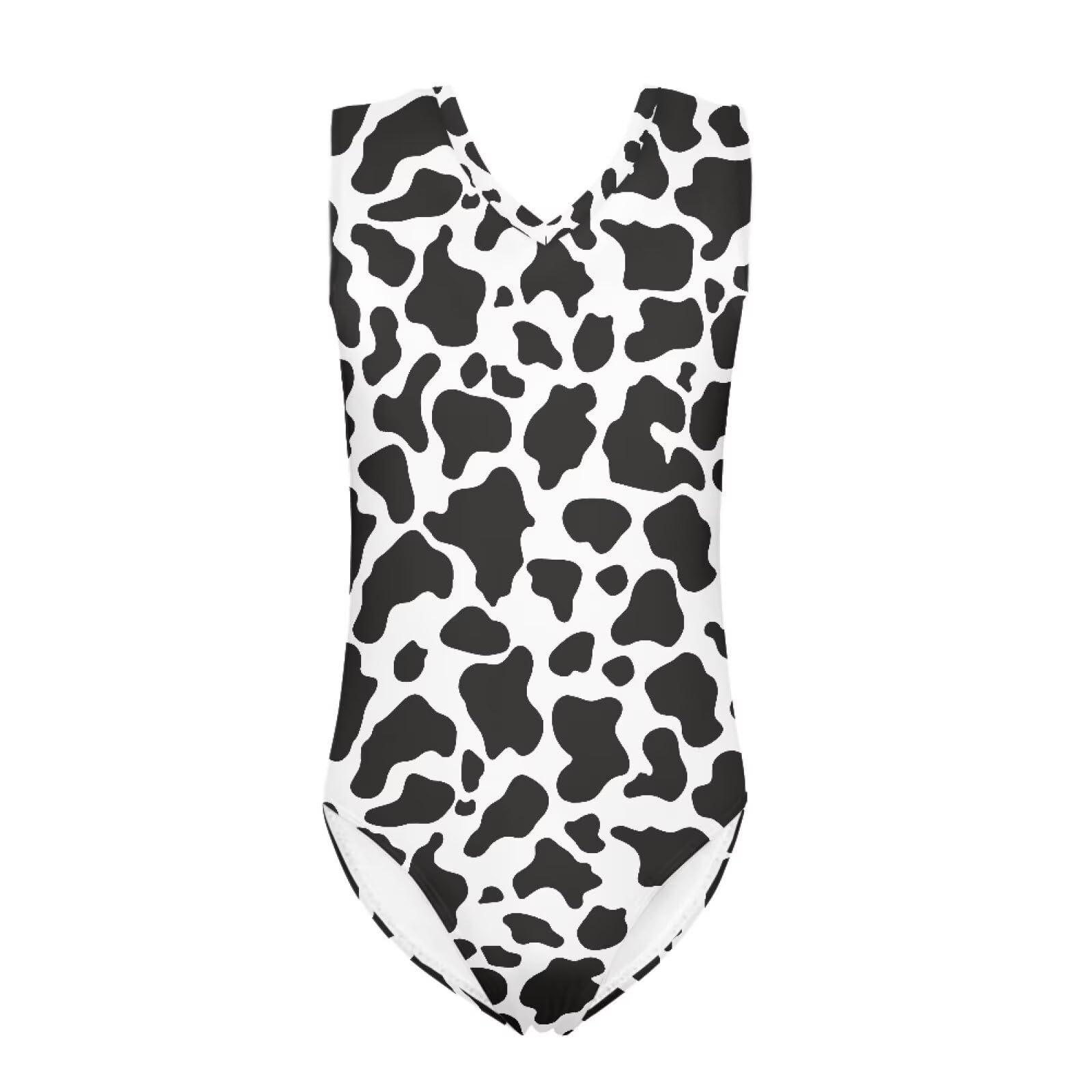 Cartoon Pattern Kids Girls Bathing Suits One Piece Swimsuit Soft &amp; Quick Dry, 5-14Years