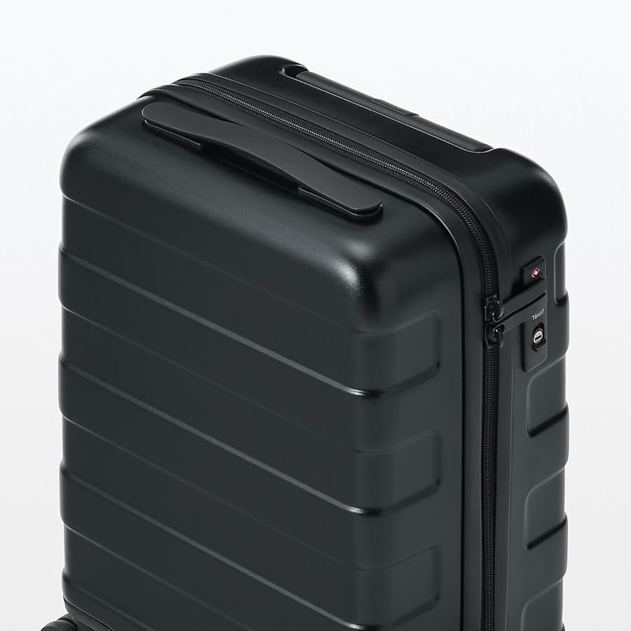 無印良品　バーを自由に調節できる　ハードキャリーケース（２０Ｌ）黒 バーを自由に調節できる ハードキャリーケース（20L） | 無印良品