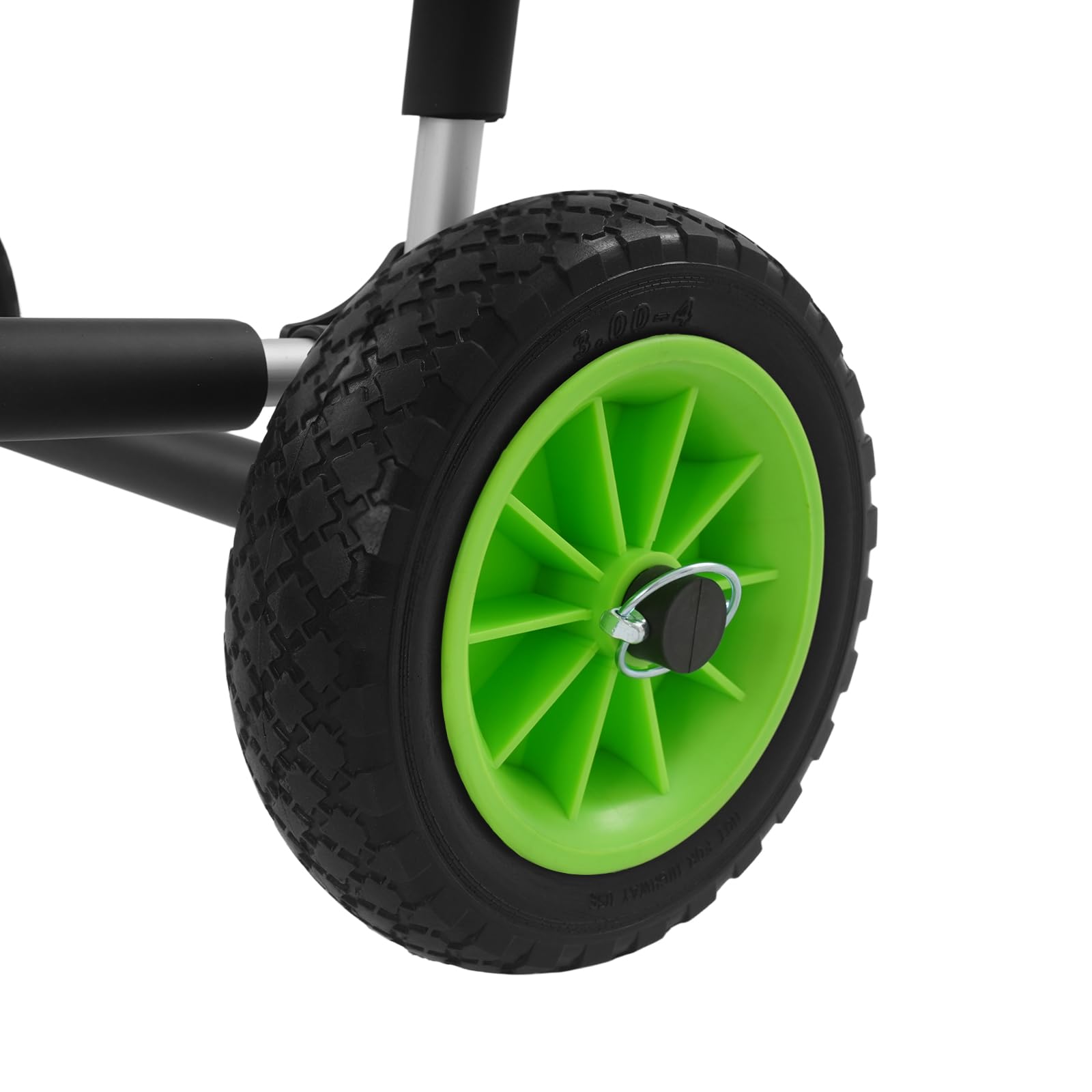 Carro de transporte para tabla de surf | Espacio para 2 kayaks o SUP | carro de playa de aluminio | carro de transporte SUP con ruedas de 10 pulgadas | carro kayak | hasta 80 kg