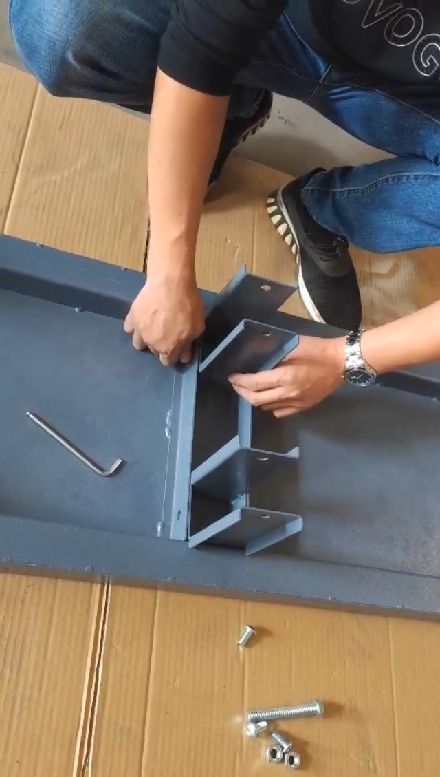 Carretilla de plataforma de acero resistente 2000 lb 6 ruedas miniatura 7