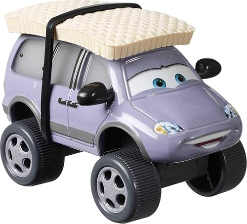 Miniatura 1 de Disney Cars Toys Pixar Cars - Vehículo Leroy Traffik de gran tamaño fundido a presión con neumáticos de nieve, camión de juguete coleccionable,
