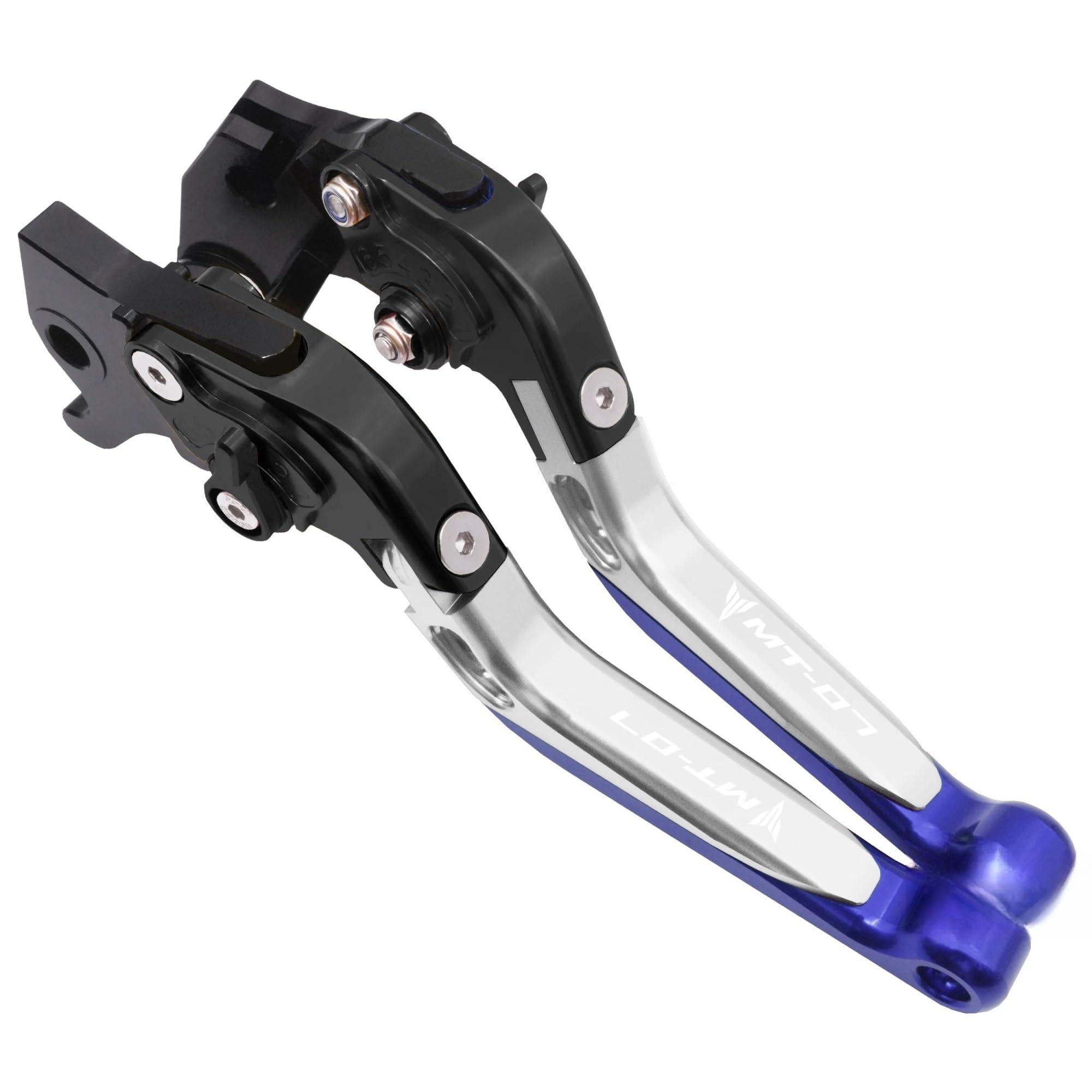 Dagmara Bk Sr Bu-Bk For Mt07 Brake Clutch Lever Motorcycle Adjustable Folding Levers Set For Mt-07 Fz-07 2014-2020