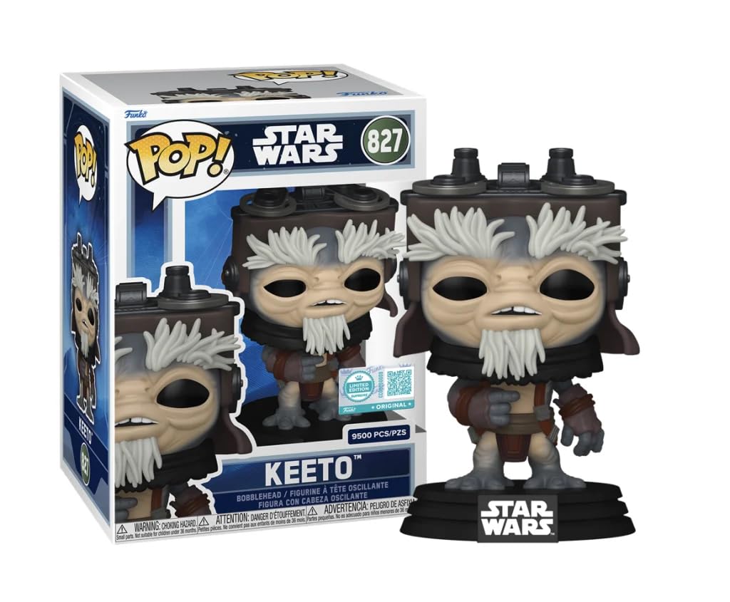 Funko Pop! Supreme Limited Edition Star Wars Keeto Nr. 827 | Vinyl-Wackelfigur, ca. 10,9 cm, weltweit limitiert auf 9.500 Stück