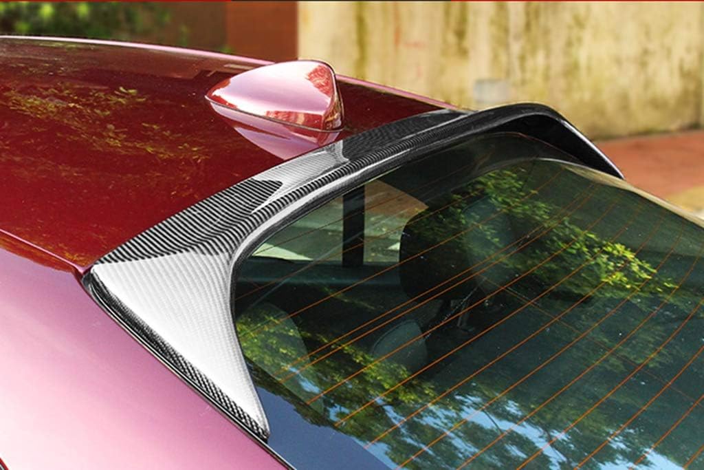 New Carbon Fiber Rear Roof Spoiler Compatible with ALFA Romeo Giulia 2016-2019 (B-Style)