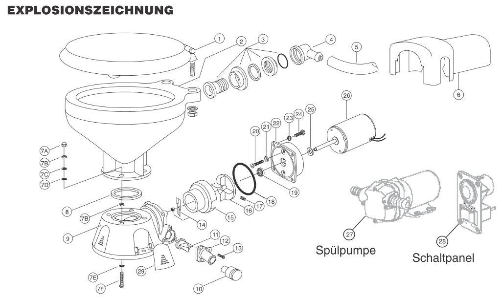 Jabsco MACERATOR HOUSING (37010)