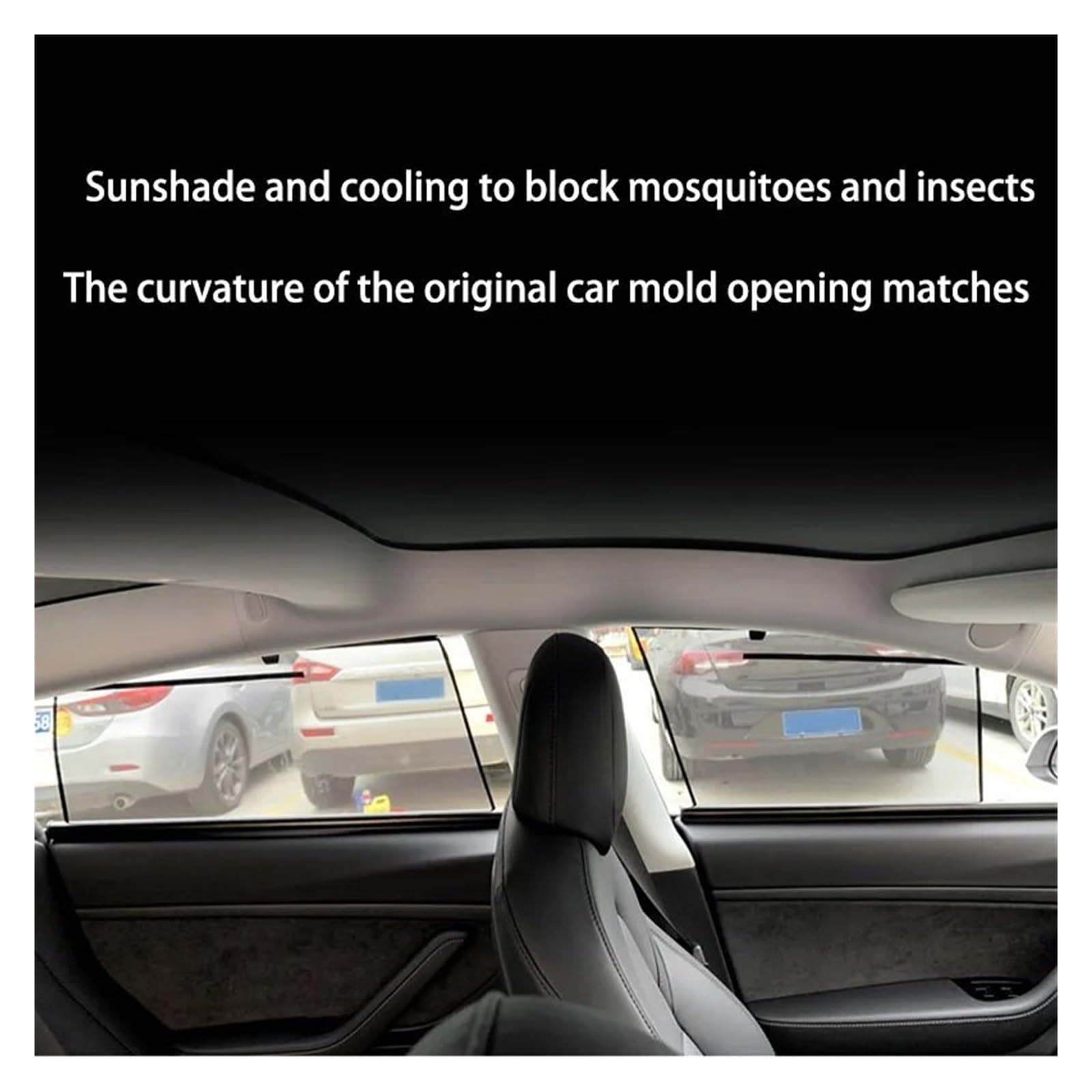 Autoscheiben Sonnenschutz Für Tesla Für Modell 3 Y 2017-2023 Auto Hebe Fenster Sonnenschirm Vorne Hinten Abdeckung Windschutzscheibe Schützen(Front A 2Pc)