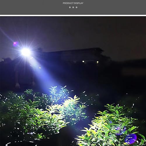 Miniatura 5 de YZYOE Luz de bolsillo portátil recargable súper brillante, 1500 lúmenes, triple núcleo, mini linterna táctica para exteriores, imán de cola con