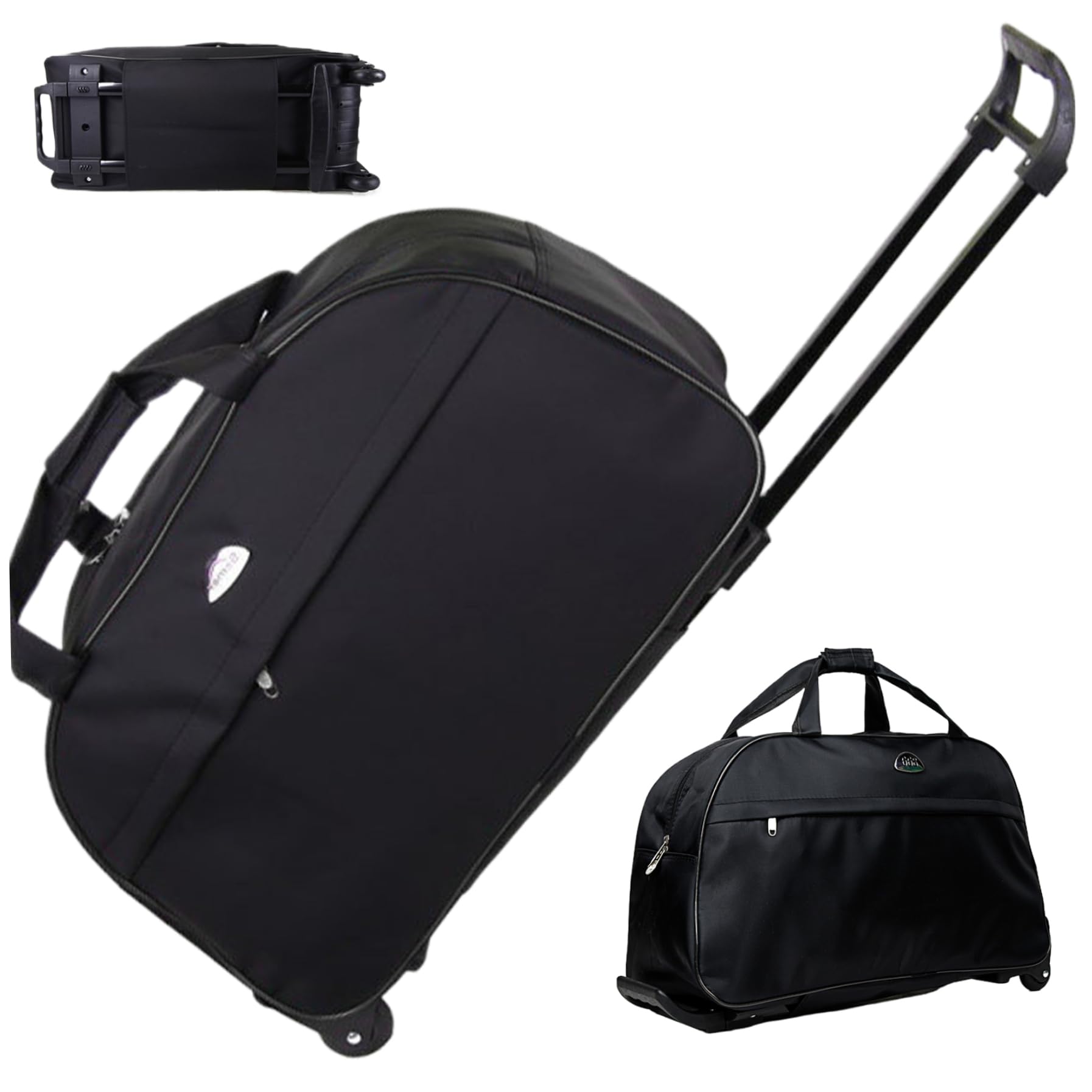 Sac de Duffle Roulant avec Roues de capacité Sac à roulettes à Roues moelleuses avec des et Manche Transport sur Les Sacs Voyage Mode en Semaine pour Femmes et Hommes,