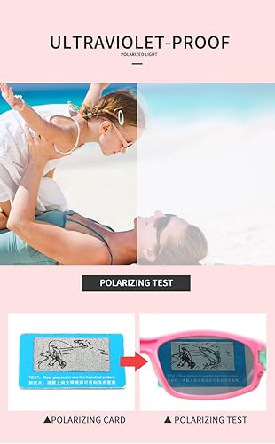 Miniatura 7 de TopG SANPLMG 2 Pack Kids Polarized Sports Sunglasses For Youth Sunglasses Boys Girls Baseball,Cycling,Flexible Frame,Age 5-8