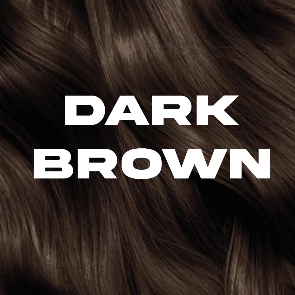 Hair Fibers (27.5g) - Instantly Conceal Thinning Hair, Bald Spots & Fine Hair for a Thicker, Fuller Look - 6 Natural Shades for Women & Men (DARK BROWN)