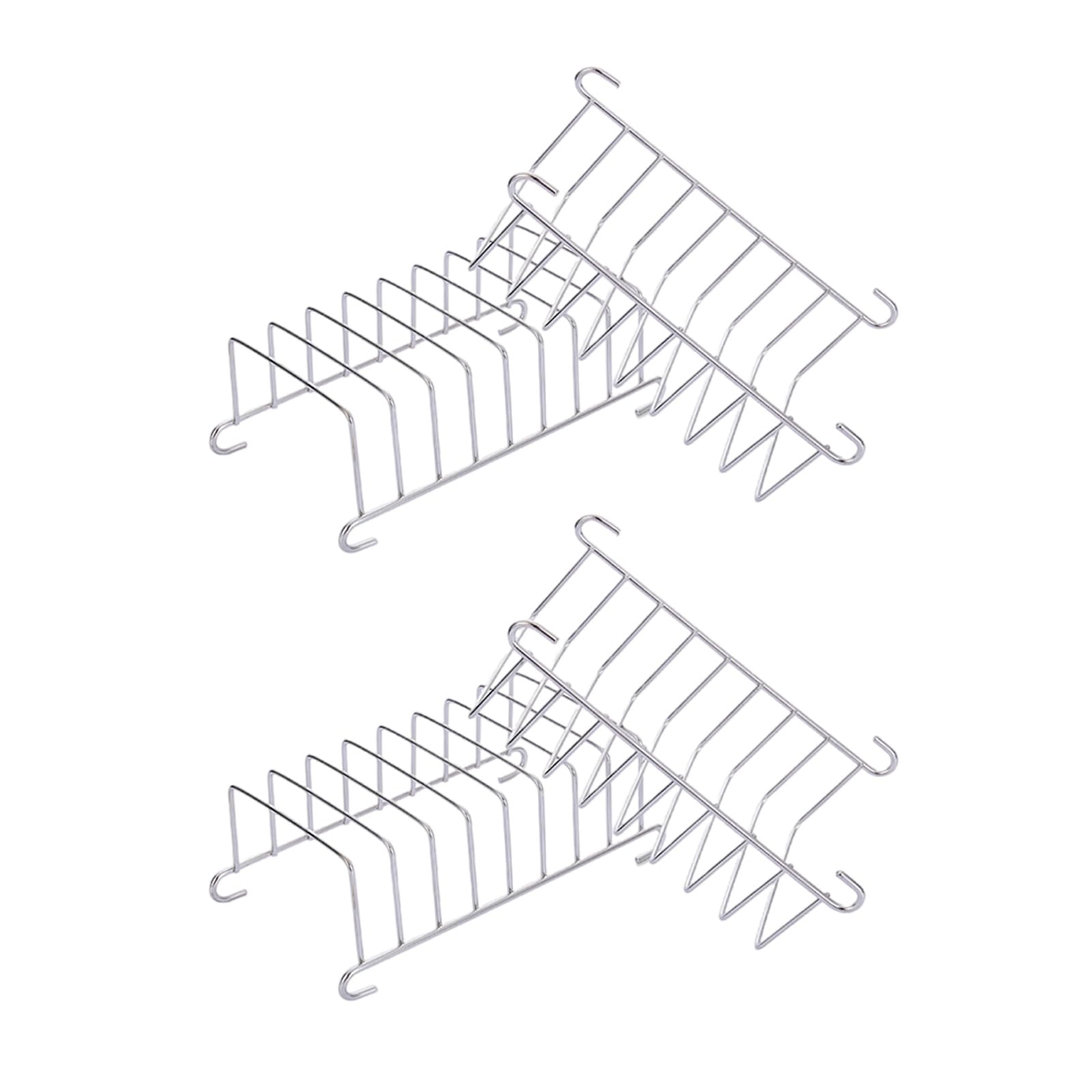 our fave 4Pcs Stainless Steel Cooking Rack Bread Toasts Holder Cooling for Air Fryers Ideal for Baking Grilling and Food Drying Small Oven Rack