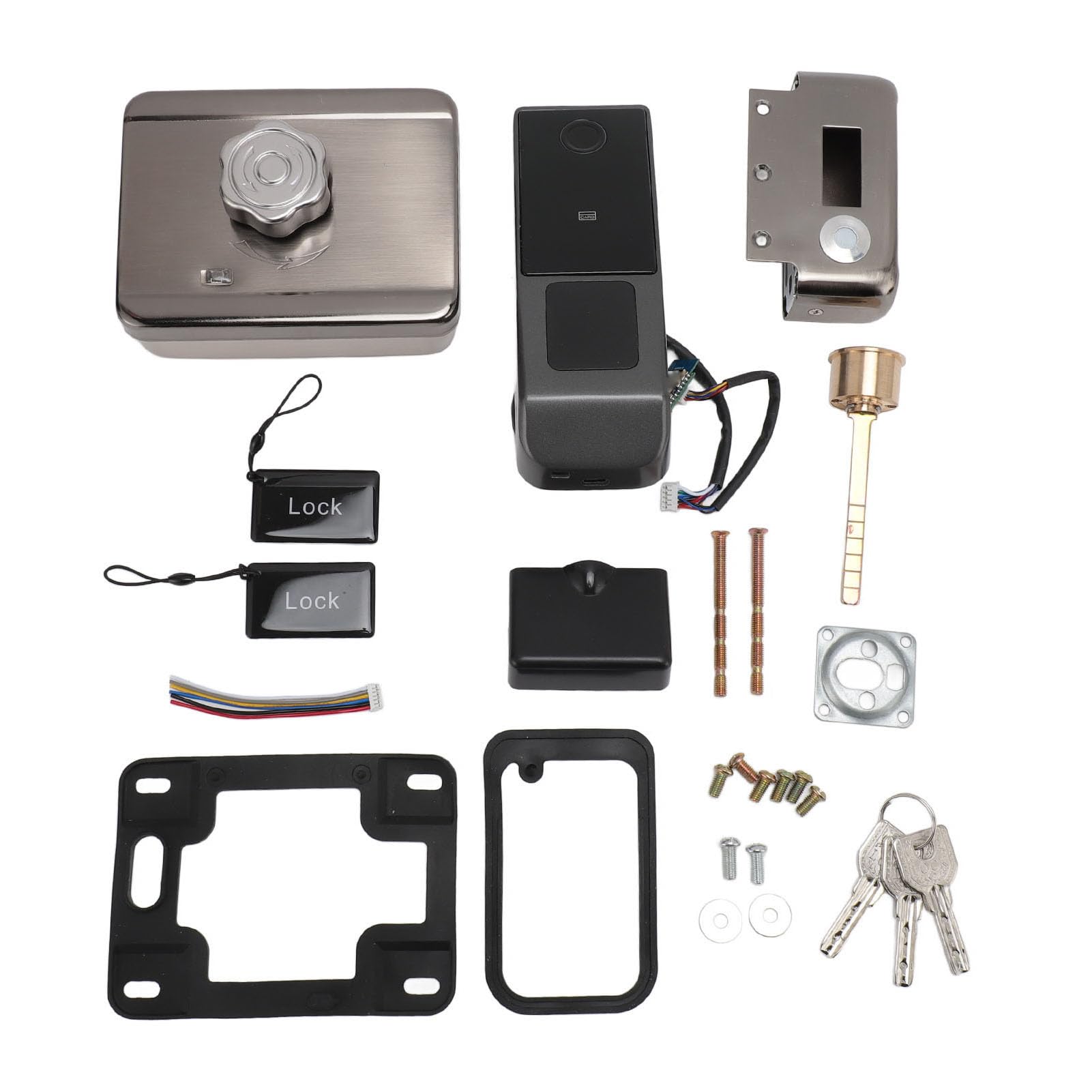 Smart Door Security Lock Telecomando 5 in 1 Chiave con Password per Impronte Digitali per IP67 Impermeabile per Ville Residenziali