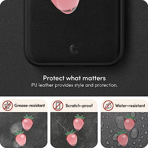 Image of [CYRILL] by Spigen Cyril iPhone SE 3 (2022) iPhone SE 2020 Case, 3rd Generation 2022, iPhone SE2 2nd Generation iPhone7 Case, iPhone 8 Case, Leather TPU Case, Durable, Lightweight, Shockproof, Camera