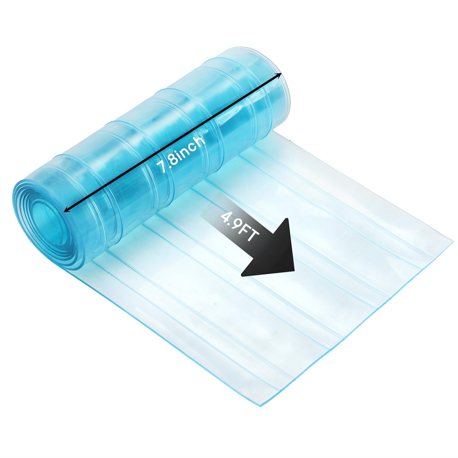 ZEAYEA Dog Door Replacement Flaps, Plastic Vinyl Strip for Dog or Cat Door Safe Transparent Doggie House Door Flap - Image 2