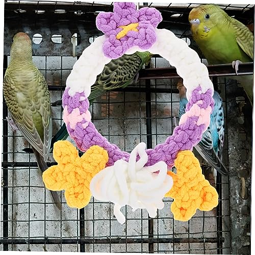 YARNOW-Hamster-Swing-Toy-Parrot-Cage-Climbing-Resisting-Bird-Swing-Parrot-Stand-Cage-Bird-Swing-Bird-Stand-Swing-Parakeet-Swing-Funny-Parrot-Swing-Parakeets-Swing-Bird-Supplies