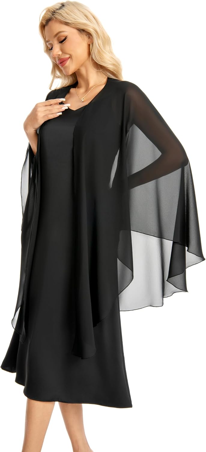 Women's Shawls and Wraps for Evening Dress Chiffon Scarf Soft Elegant Pashmina Wedding Bridal Scarve - Image 3