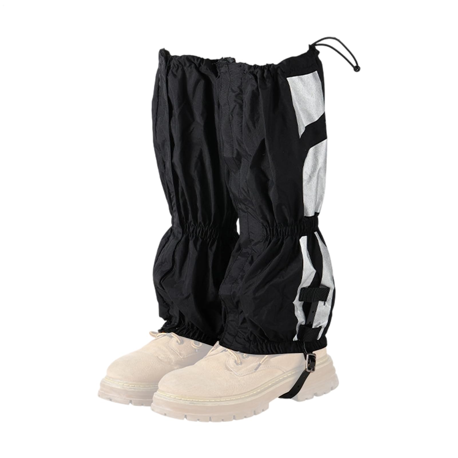 Polainas de nieve para hombre con correa ajustable impermeable 8