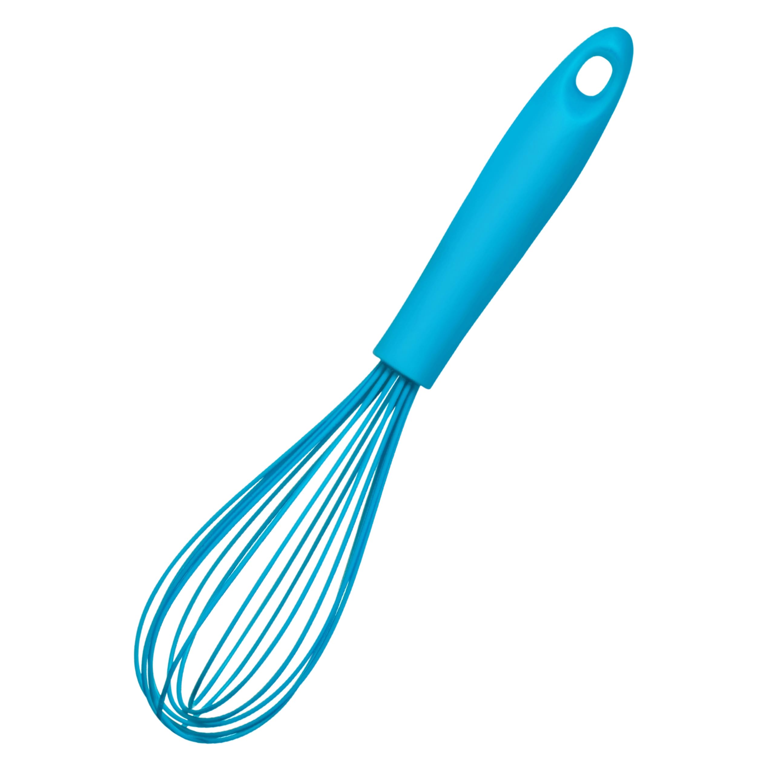 Orsina Blue Pink Silicone WhiskNon-StickHeat-Resistant To 240DegreesErgonomic Handle With Hanging Loop from B&Q