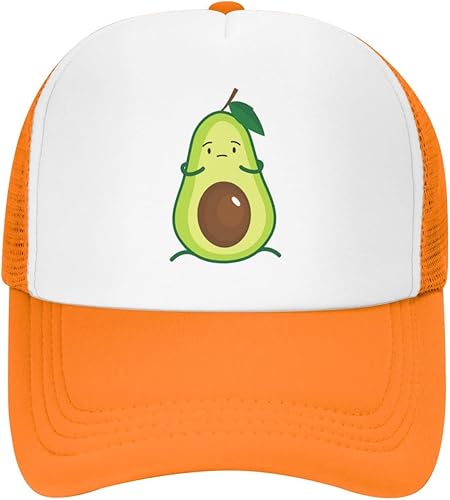 VunKo Gorro de malla para papá ajustable con bonito aguacate de caricaturas para béisbol para papá divertido y desgastado para mujeres y hombres