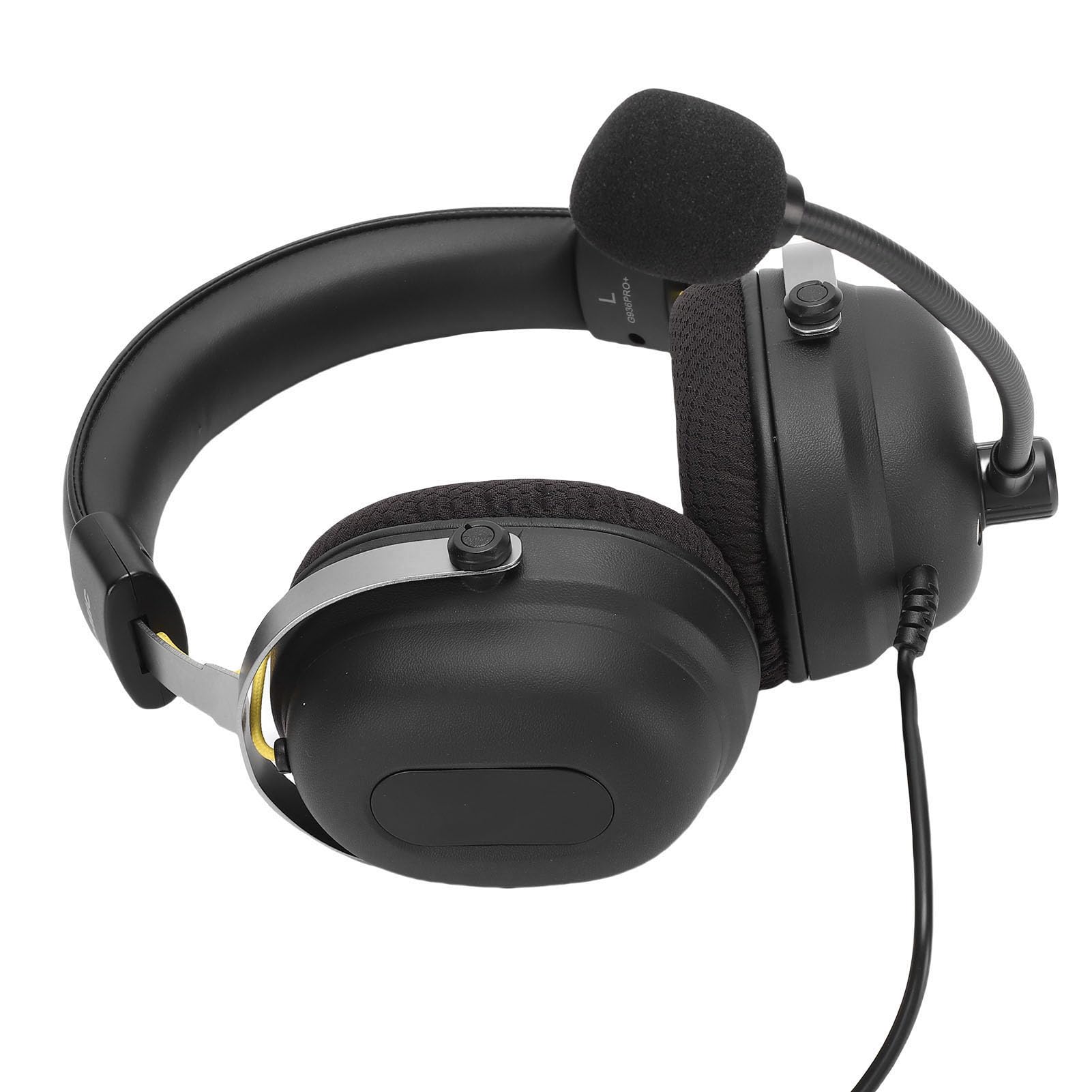 Jectse 7.1 Zestaw Słuchawkowy Dźwięku Przestrzennego z 360 Stopni, Tryb, Izolacja Szumu, Regulacja Osi X/y, Głośnik 50 Mm, Mnidirectional Mic