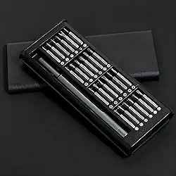 Kit de chave de fenda magnética multifuncional 24pcs com ferramentas de alça removíveis para impressora 3D Celular Smartphone Console de jogos Tablet PC Móveis Reparação de bicicletas ao ar l