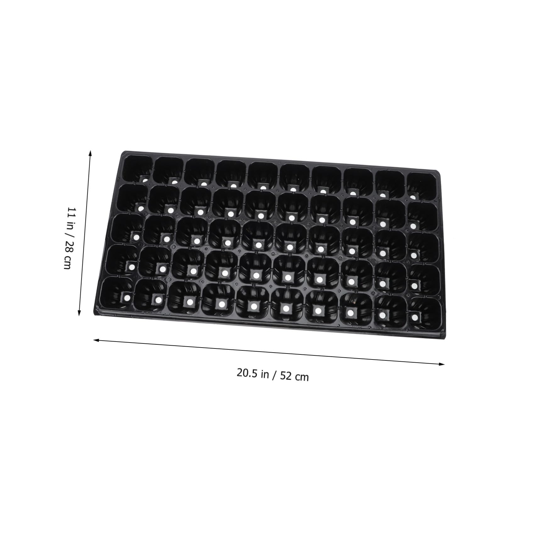 SUPVOX 10pezzi Vassoi Germinazione Piante Piastre Spesse per Avviamento Piante per Coltivazione Semplice e Pratica Materiale Resistente