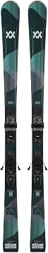 Volkl Shine 76 Womens All-Mountain Skis 2026 w/vMotion 10 GW Bindings - Lightweight Woodcore Construction for Beginner Skiers